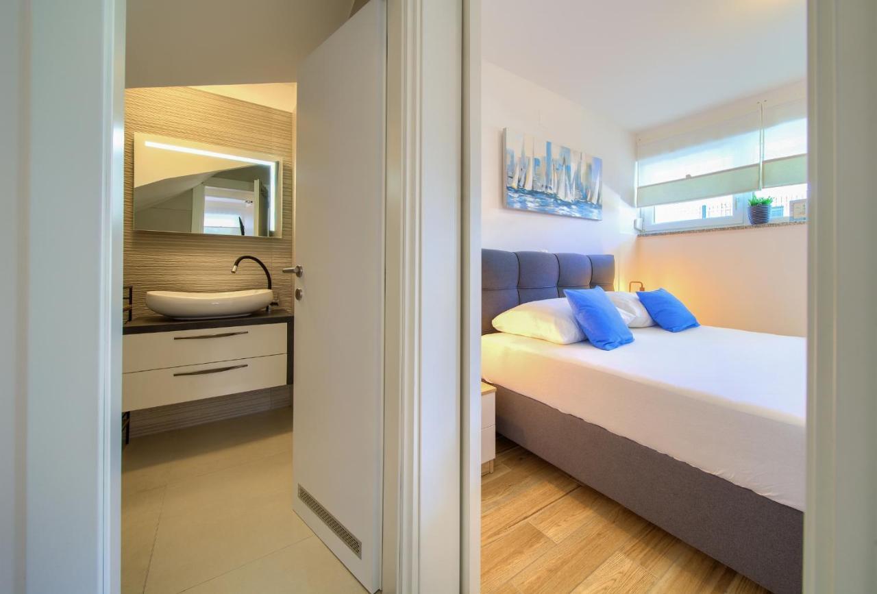 Villa Solis Lacus Modern Apartment - Private Heated Pool - Smart Tv Sky X - Free Parking Njivice Εξωτερικό φωτογραφία